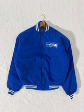 Seattle Seahawks Satin Button Up Sz. M