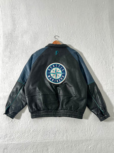 Vintage Seattle Mariners Pro Player Leather Jacket Sz. XL