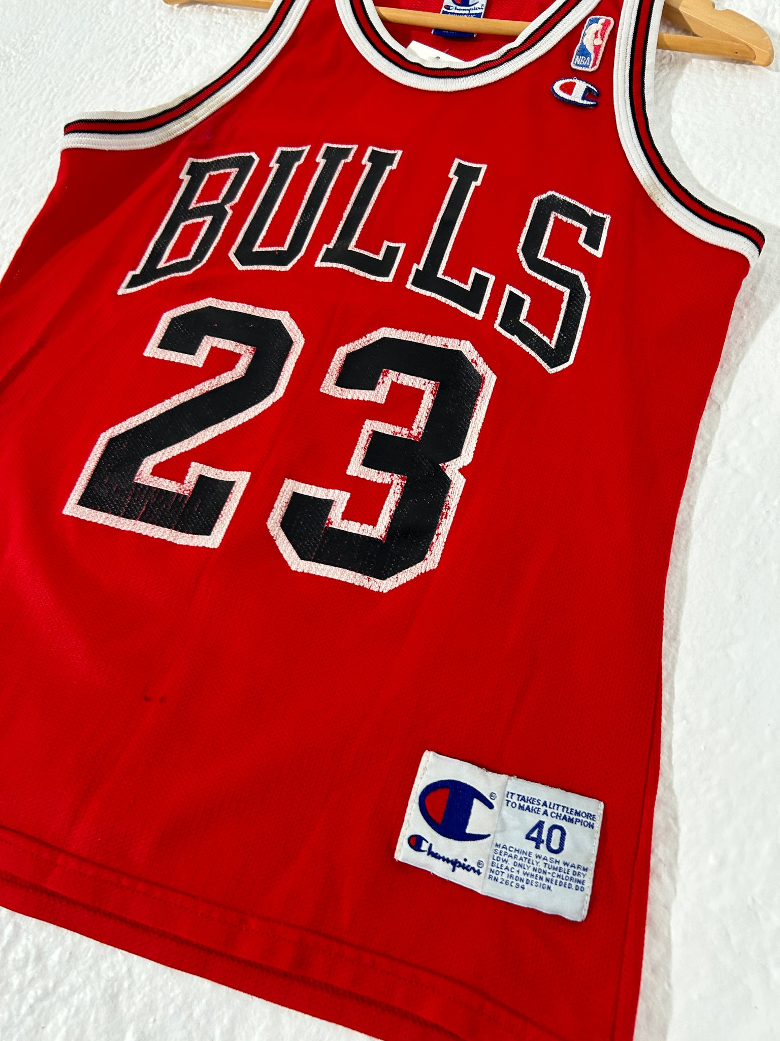 Vintage 1990's Chicago Bulls Michael Jordan #23 Champion NBA Jersey Sz