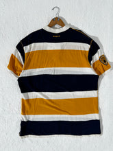 Coogi Y2k Navy Cargo Pants + Matching Striped Polo Shirt Set