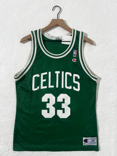 Vintage Larry Bird Boston Celtics #33 NBA Champion Jersey Sz. L