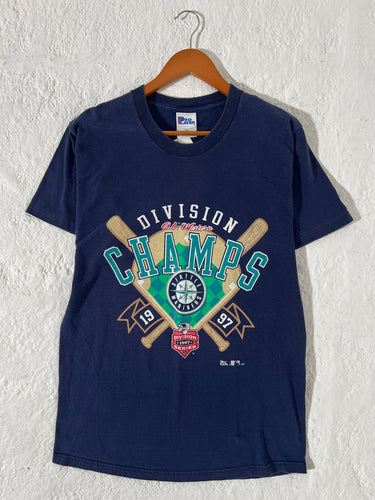 Vintage Mariners A.L. Western Divison Champs 1997 Size M