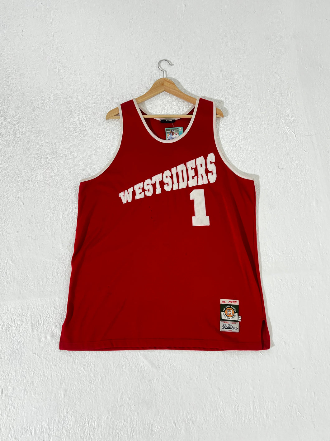 TBNW Vintage 90s Red Westsiders Basketball Jersey Sz. 2XL