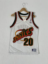 Vintage 1990's Seattle Supersonics 'Gary Payton' White Champion Jersey Sz. 40 (M)