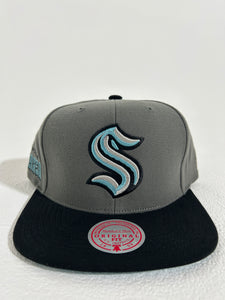 Seattle Kraken Storm Front Snapback Hat