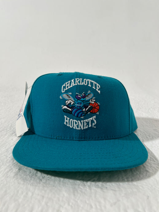 Vintage Charlotte Hornets NBA Fitted Hat Size 7 5/8