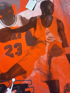 Nike Jumpman Air Jordan Orange AOP T-Shirt Sz. 3XL