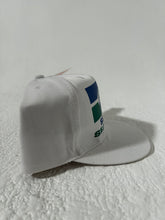 Vintage White Seattle Seahawks Snapback Hat