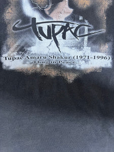 Vintage 1990's Tupac To Live & Die T-Shirt Sz. 2XL