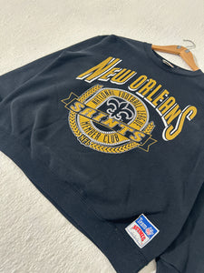 Vintage 1990's New Orleans Saints Crewneck Sz. L