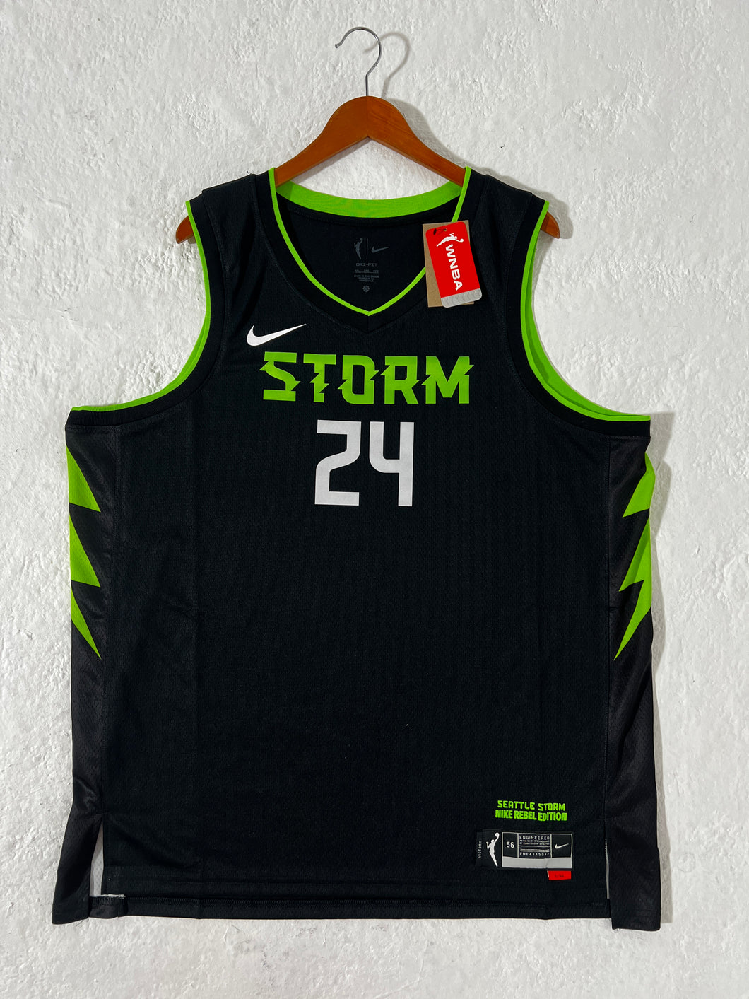 Nike WNBA Storm Jersey #24 Size 2XL