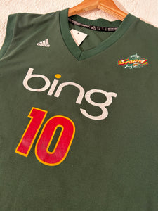 Y2k Sue Bird Seattle Storm Adidas WNBA Jersey Sz. M