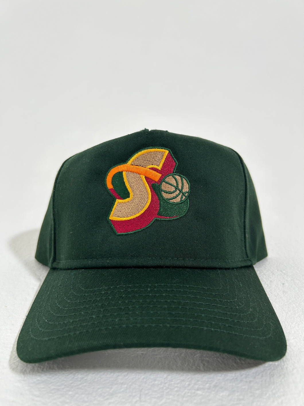 Vintage Seattle SuperSonics Logo Green Snapback Hat