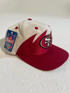 San Francisco 49ers SharkTooth Logo 7 Vintage Snapback Hat