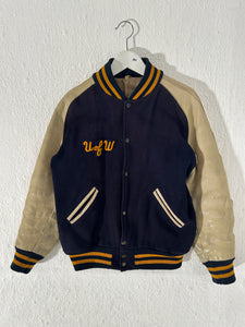 Vintage 1960's UW Huskies Lasley Knitting Co Varsity Jacket Size Small