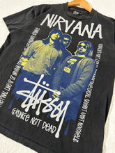 Nirvana Stussy Bootleg T-Shirt Sz. L