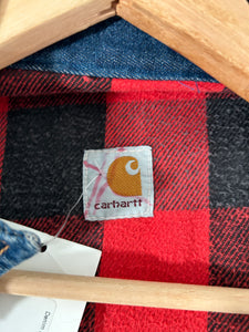 Denim Plaid Lined Carhartt Jacket Sz. S