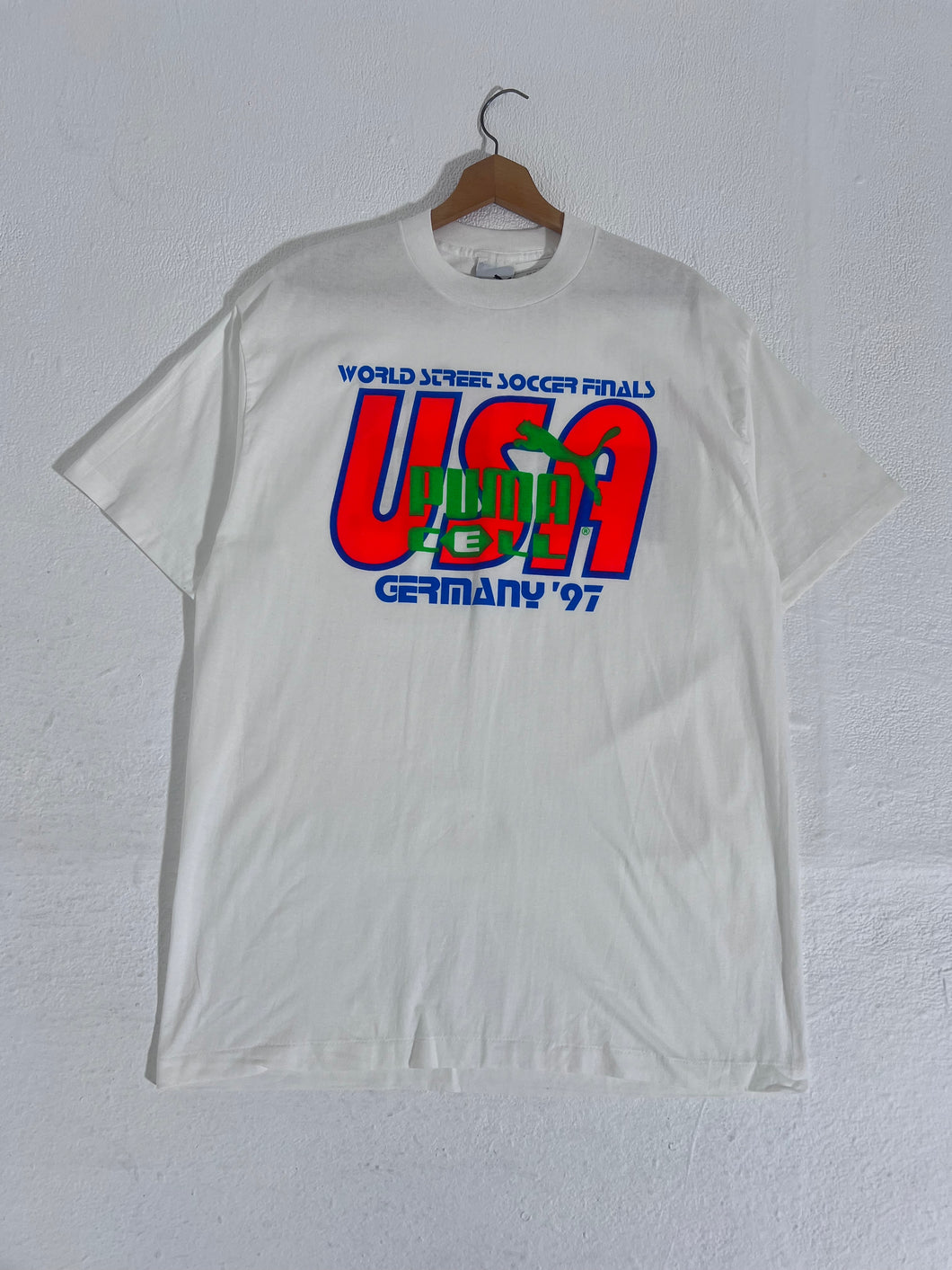 Vintage 1997 Puma World Street Soccer Finals T-Shirt Sz. XL