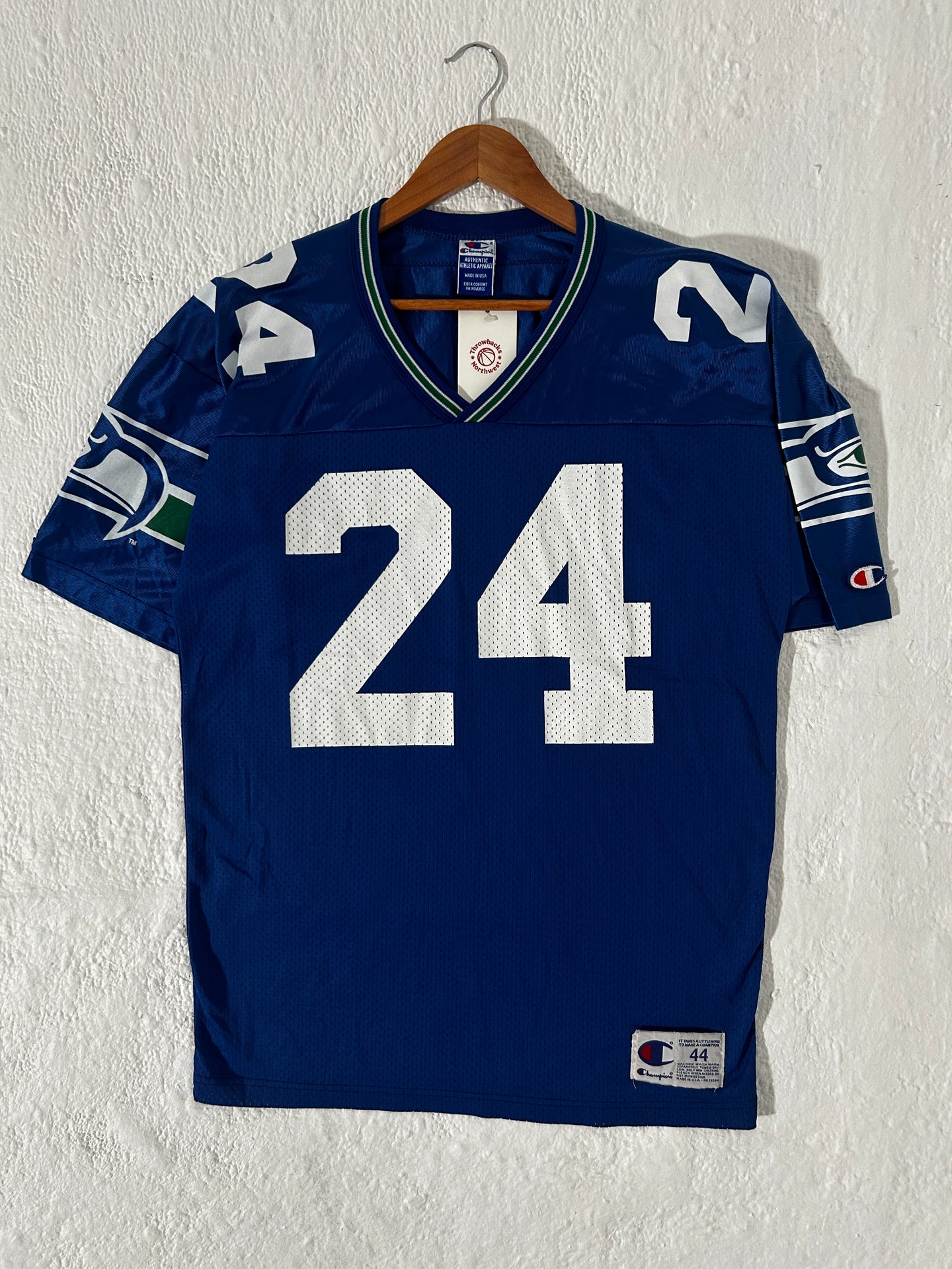 Seattle Seahawks Shawn Springs #24 Jersey Size L
