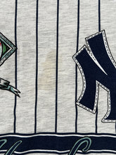 Vintage 1990 New York Yankees Long Gone Series AOP T-Shirt Sz. L