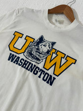 Vintage UW Washington Huskies White T-Shirt Sz. L