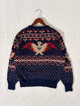 Vintage polo thunderbird knit sweater size XL