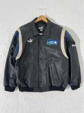 Vintage Seattle Seahawks Puma Leather Jacket Size L