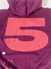 Sp5der Nocturnal Highway Burgundy Hoodie Sz. M (DEPT1)