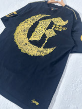 Y2K Coogi Black and Gold T-Shirt Sz. 2XL