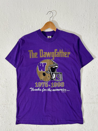 Vintage 1993 The Dawgfather 1975-1993 UW Huskies T-Shirt Sz. L