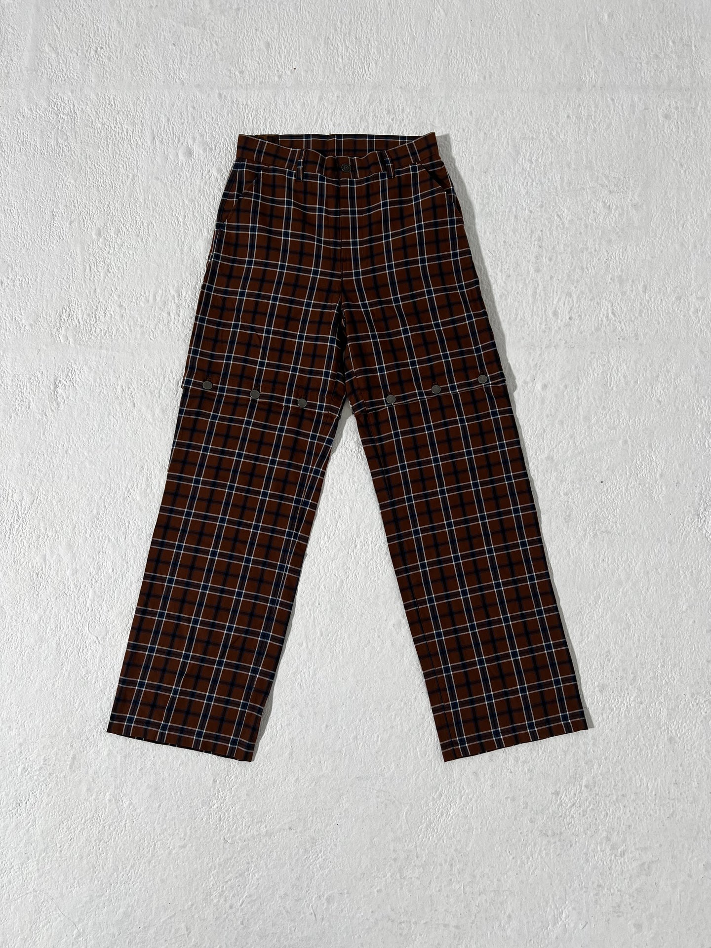 X-Girl Skater Plaid Wide Leg Pants Sz. 2 DEPT1 display picture 1