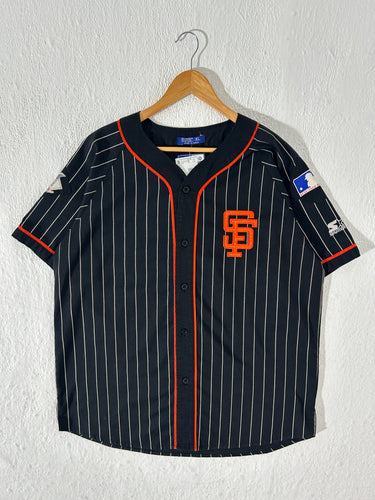 Vintage Starter MLB San Francisco Giants Pinstripe Jersey Size XL