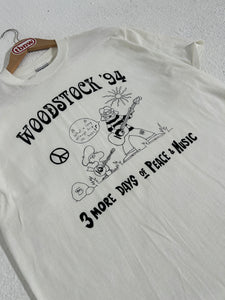 Vintage 1994 Woodstock Festival 3 More Days of Peace & Music Size XL