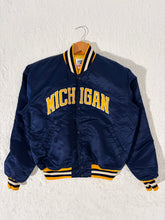 Michigan Satin Starter Jacket Sz L
