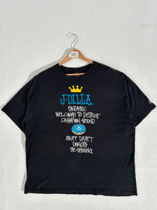 J Dilla Stussy Donuts Discography T-Shirt Sz. 2XL