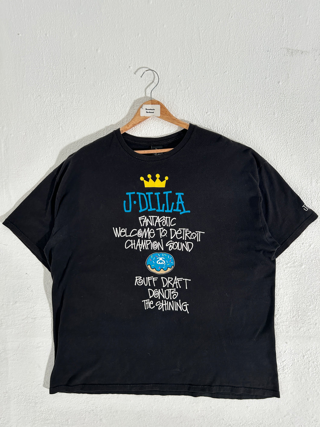 J Dilla Stussy Donuts Discography T-Shirt Sz. 2XL