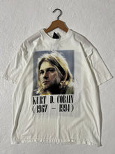 Vintage 1990's Kurt Cobain Memorial Tee Bootleg Sz. XL