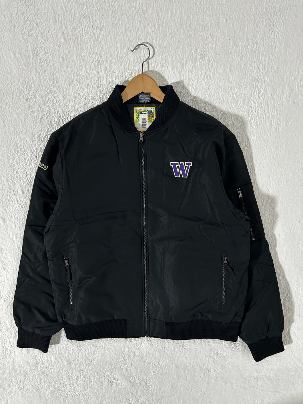 UW Huskies Zip Up Bomber Jacket Sz. XL Brand New