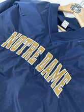 Vintage Notre Dame Windbreaker Pull Over Size L
