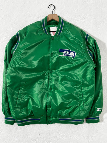 Seattle Seahawks Retro Green Starter Jacket XXL