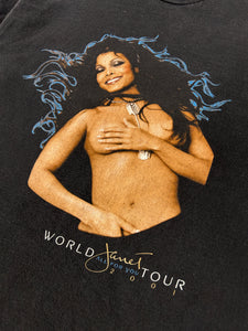 Vintage y2k 2001 Janet Jackson All For You Tour Sz. L