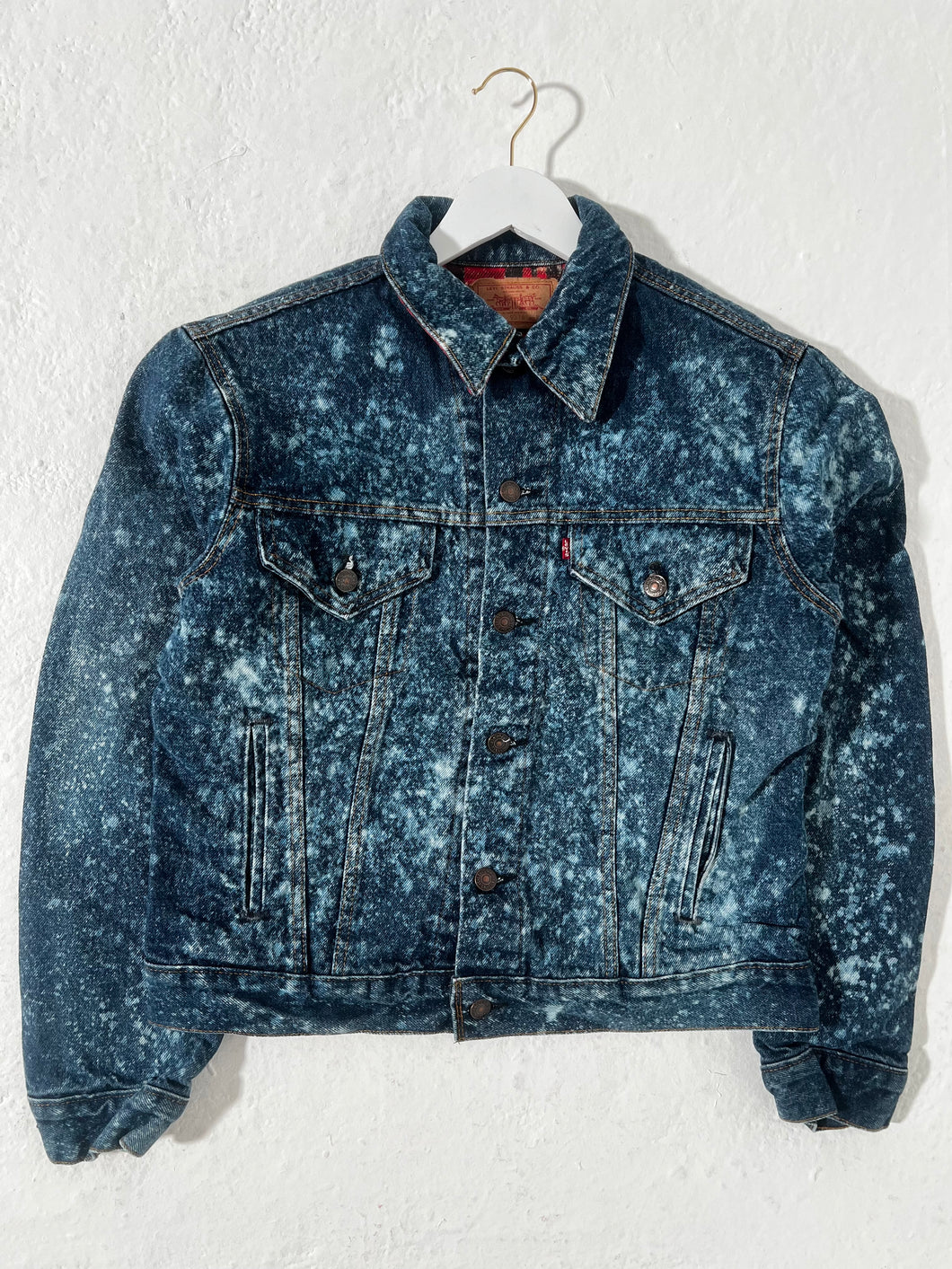 Vintage Levi's Acid Wash Denim Jacket Size M Dept1
