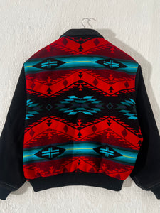 Vintage Pendleton Wool Native Print Zip Up Jacket Sz. XXL