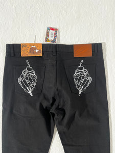 BBC Ice Cream Black Denim Jeans Sz. 38 x 32 (NWT)