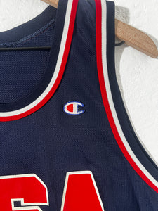 Vintage Magic Johnson Olympic Team USA Basketball Jersey #15 XL