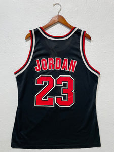 Vintage Michael Jordan Chicago Bulls Champion NBA Jersey Sz. L