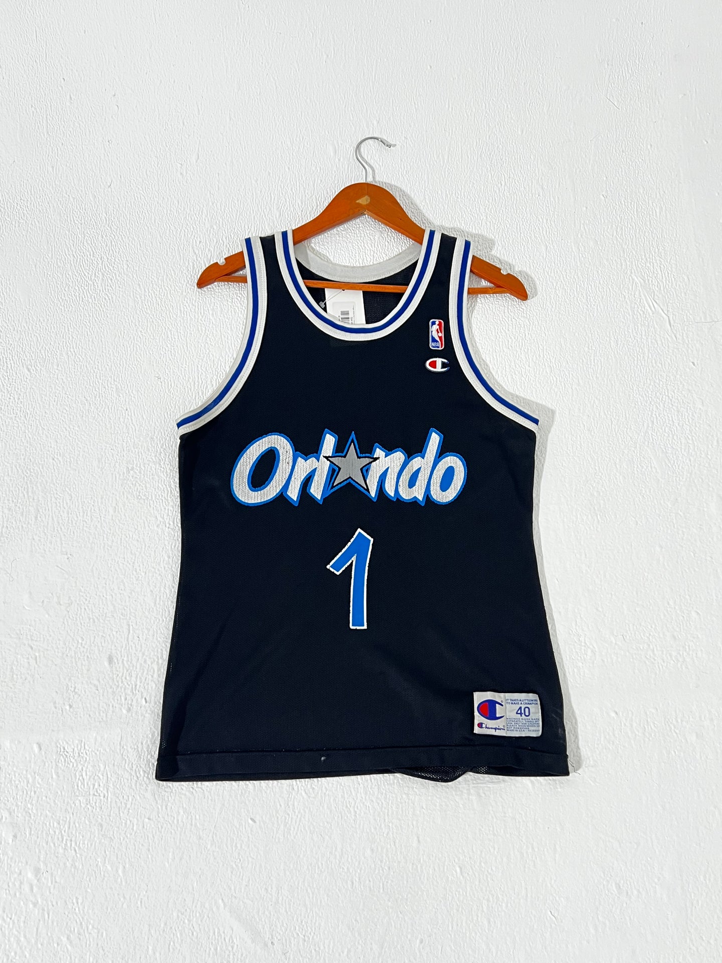 Vintage 1990's Penny Hardaway Orlando Magic Jersey Sz. 40