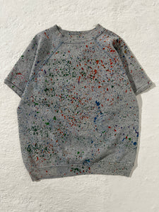 1/1 Vintage Paint Splatter Shortsleeve Crewneck Size M