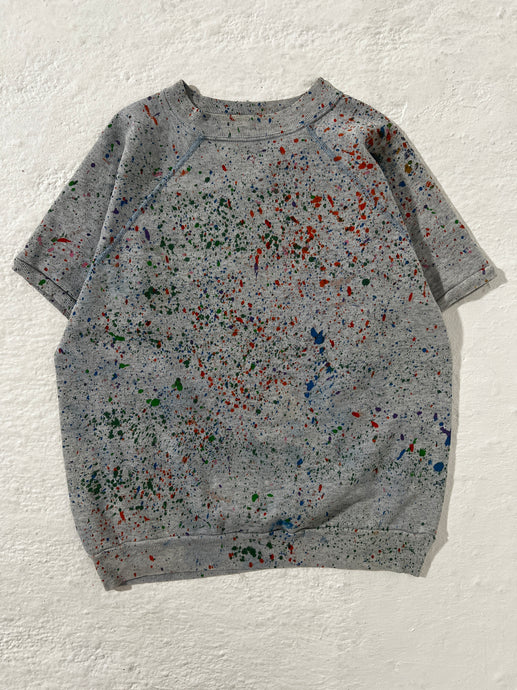 1/1 Vintage Paint Splatter Shortsleeve Crewneck Size M