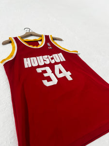 Vintage Hakeem Olajuwon Houston Rockets  #34 NBA Champion Jersey Sz. L